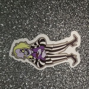 BEETLEJUICE animated waterproof sticker